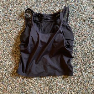 Lululemon double mesh bar / crop